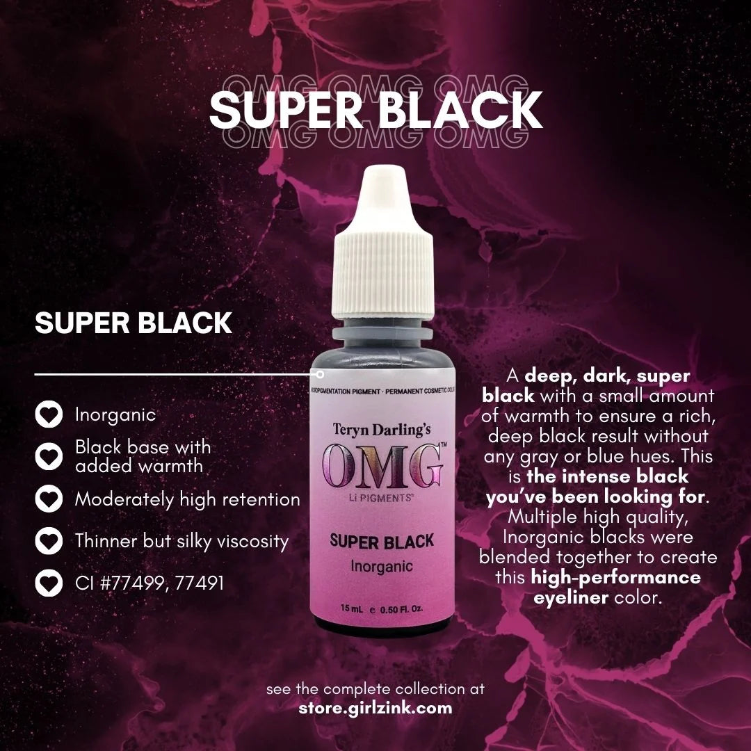 OMG Super Black Eyeliner Pigment