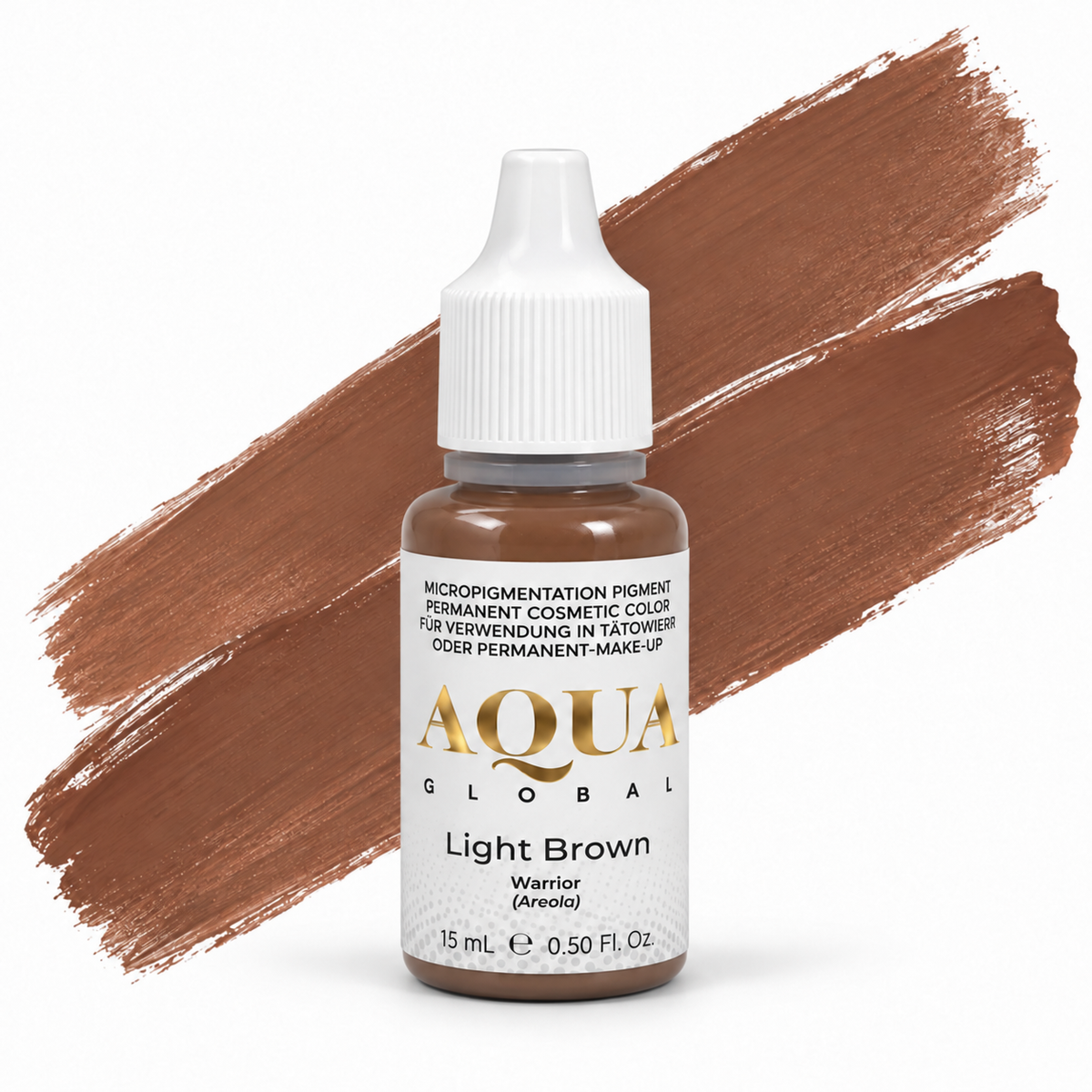 LI Pigment Aqua-Light Brown Areola Pigment, 15ml