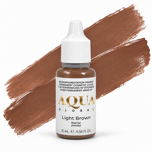 LI Pigment Aqua-Light Brown Areola Pigment, 15ml