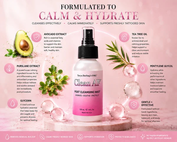 OMG Clean AF: The PMU Cleansing Spray (formerly Tea Tree)