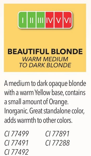 Li Pigments Aqua- Beautiful Blonde Brow Pigment, 15 ml