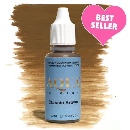 Li Pigments Aqua - Classic Brown Brow Pigment, 15 ML