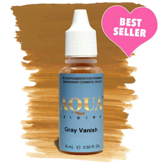 LI Pigments Aqua -Gray Vanish Brow Pigment Modifier, 15 ml