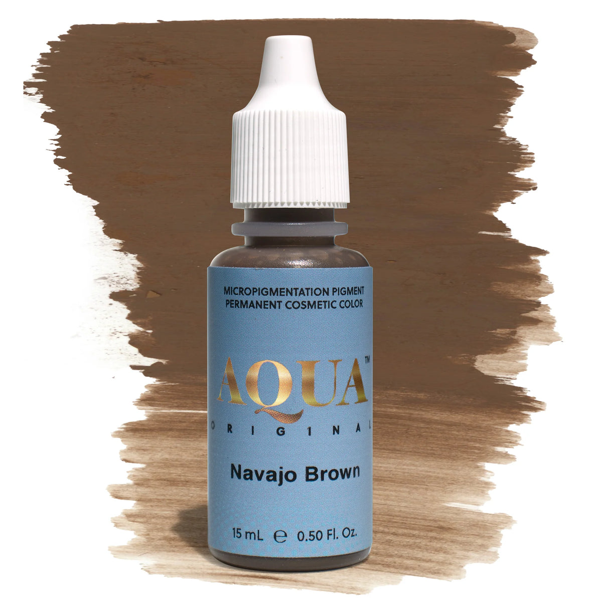 LI Pigment Aqua- Navajo Brown Brow Pigment, 15ml