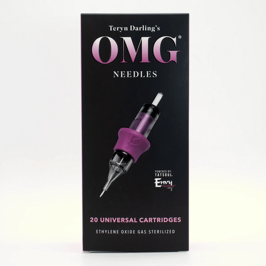 OMG Needles- 3 Round Shader (.25mm/ #8 )- Box of 20